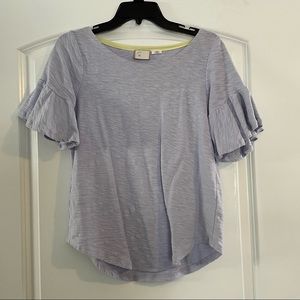 Anthropologie flounce tee